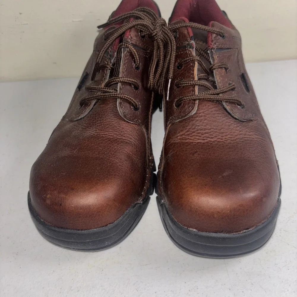 Wolverine Men's Leather Falcon Oxford Steel Toe PeakAG Work Shoes‎ W02372 Sz 10M